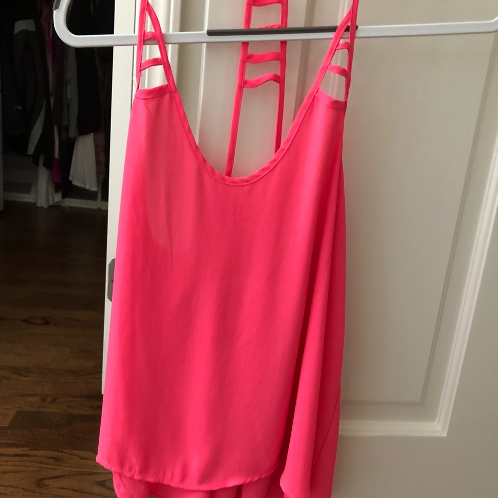 Hot pink top